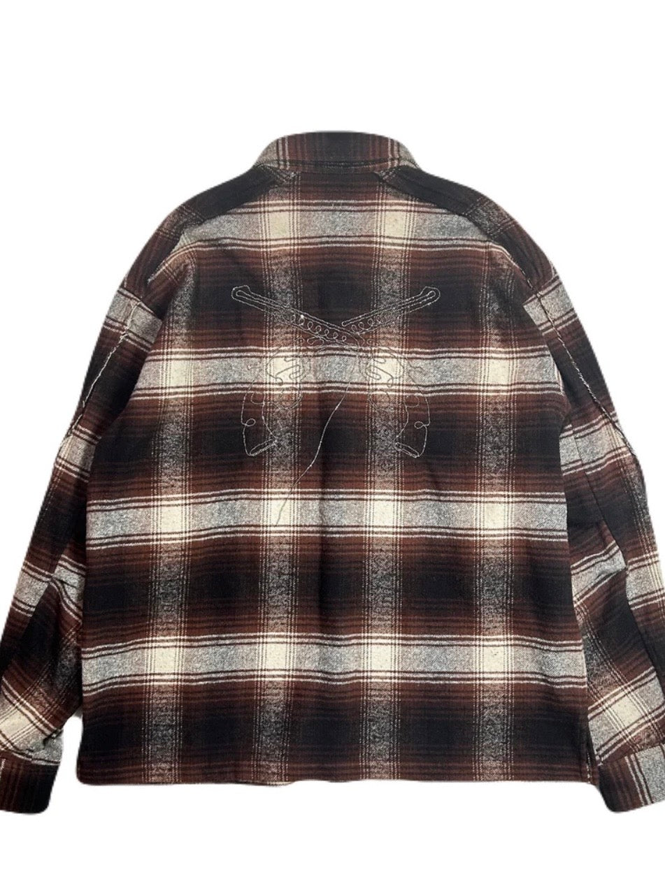 LIMITED EDITION COTTON SILK CHECK SHIRT