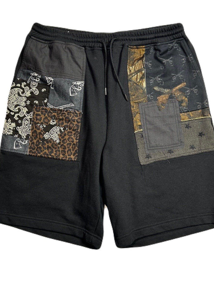 PATCH WORK REMAKE SHORTS
