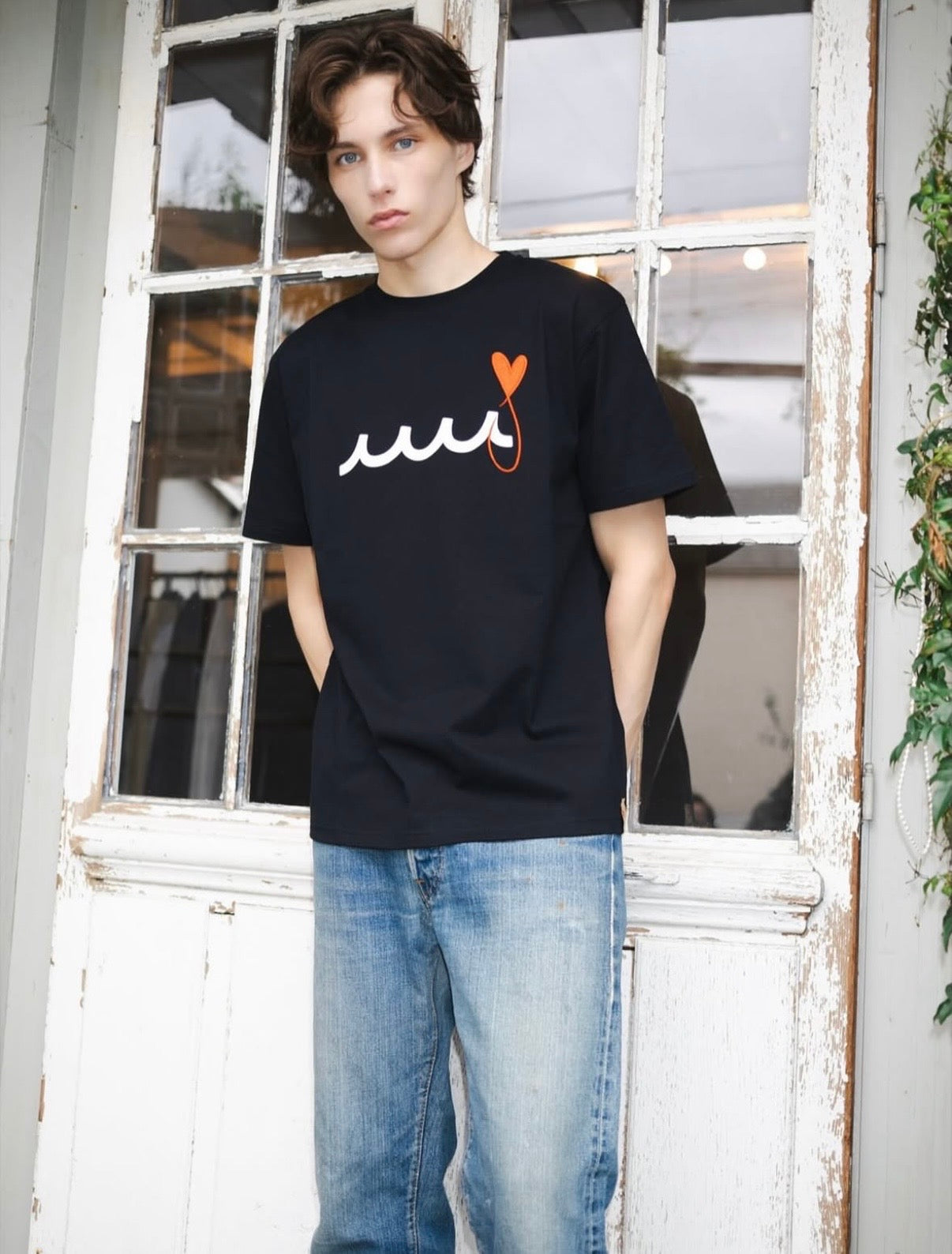 LEON×MAISON HONORE PARIS×MUTA MARINE 別注 ハートフィッシュ&ヴァーグ/BLACK