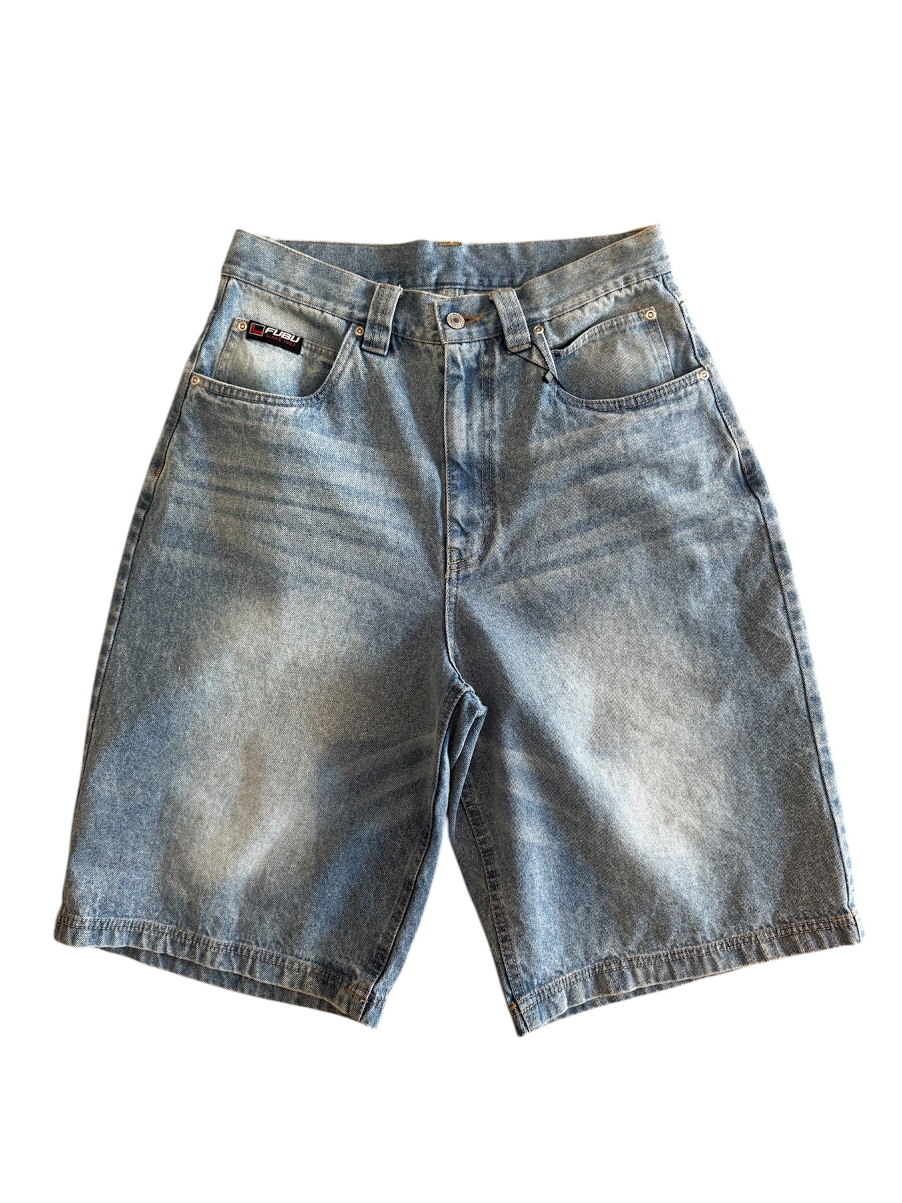 DENIM BUGGY SHORTS/ BLUE