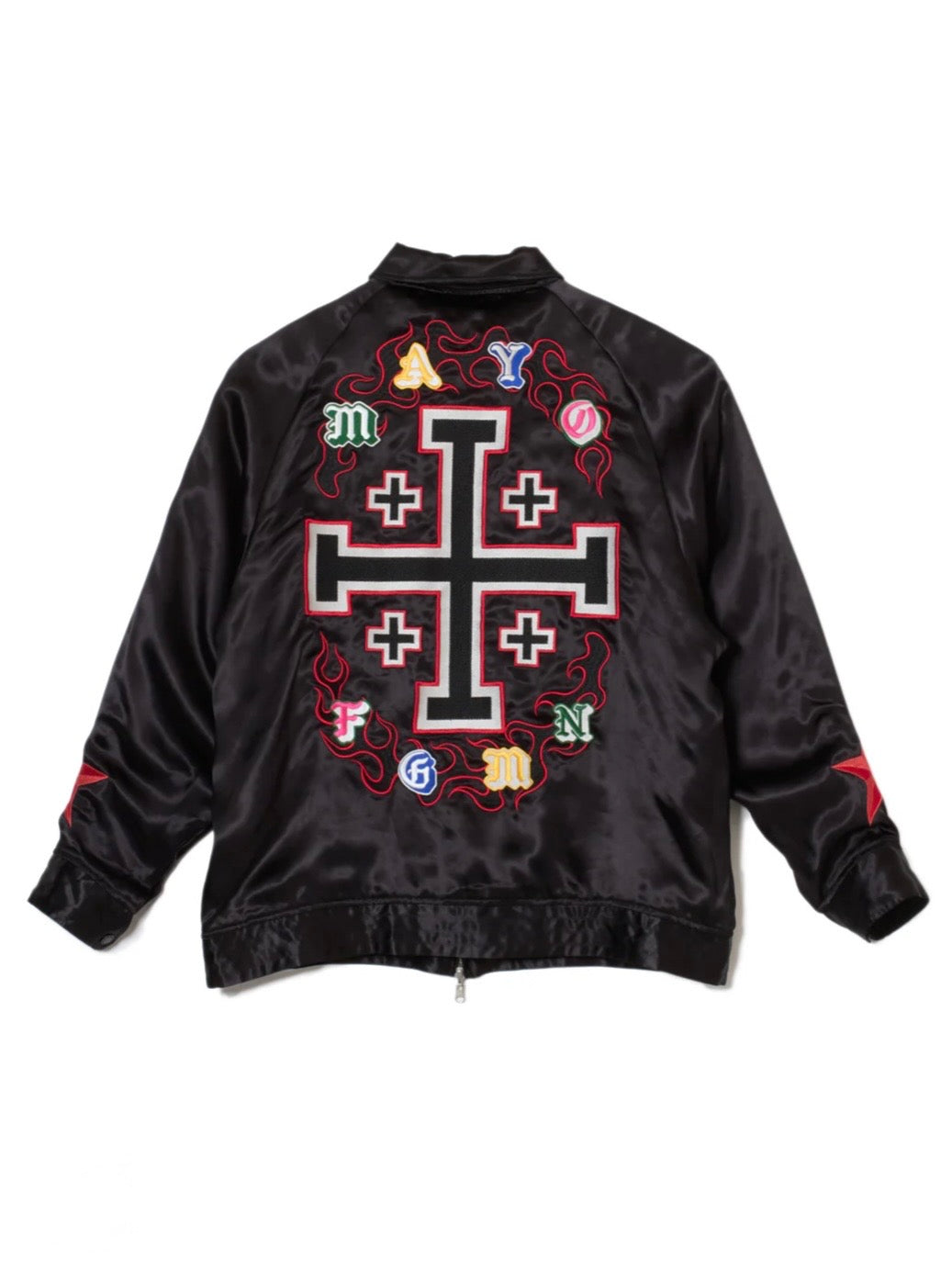 MAYO EMBROIDERY WITH COLLAR REVERSIBLE SOUVENIR JKT
