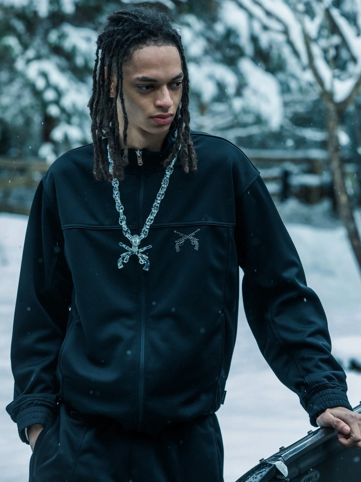roarguns×EL CROSS GUN NECKLACE(65cm)