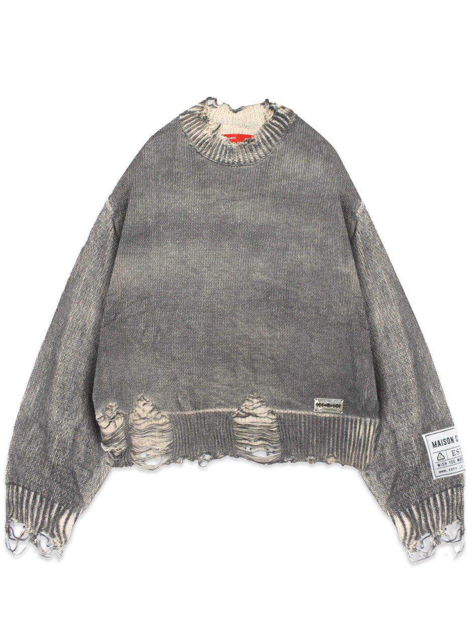 Damage Silver Tag Knit