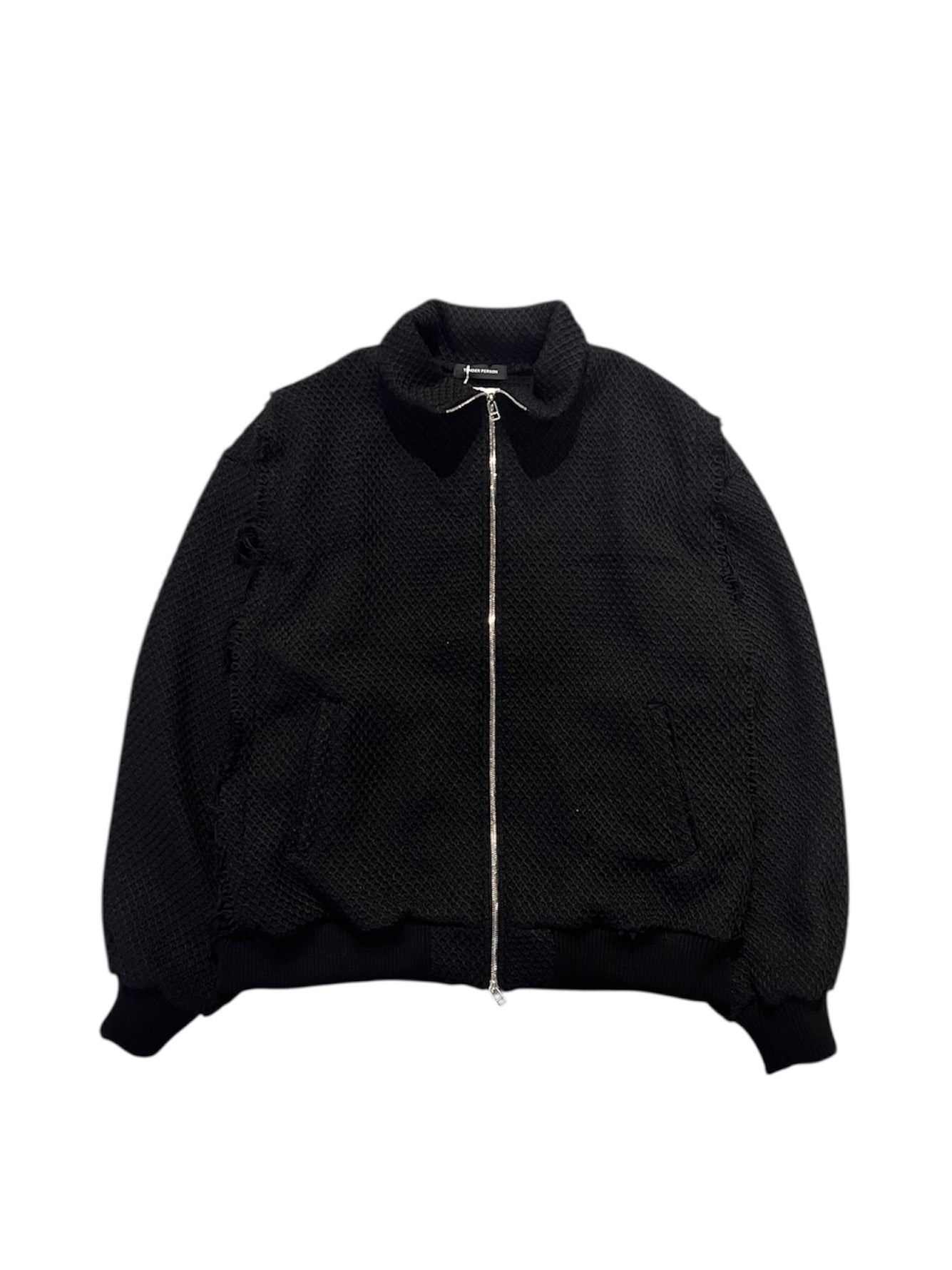 HONEYCOME ZIP UP JACKET