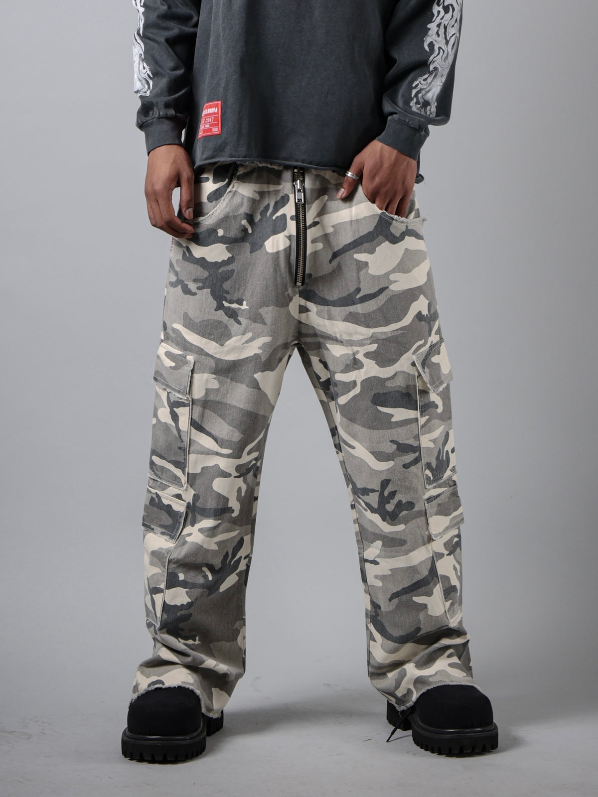 DIABLO CARGO PANTS(BEIGE)