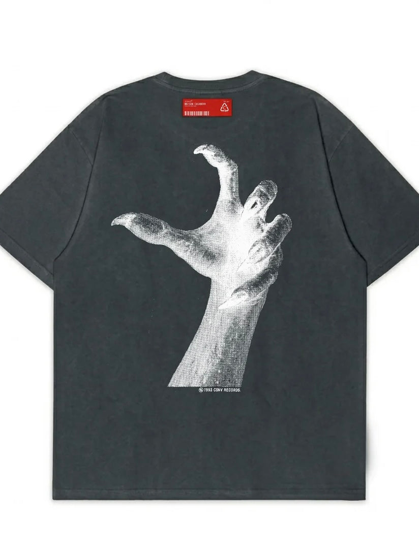 Vintage Wash Tee''THE DEAD INSIDE''(GREY)