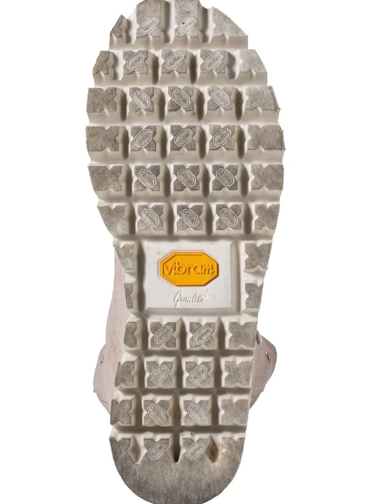 COW LEATHER BOOTS/ASHPINK×WHITE