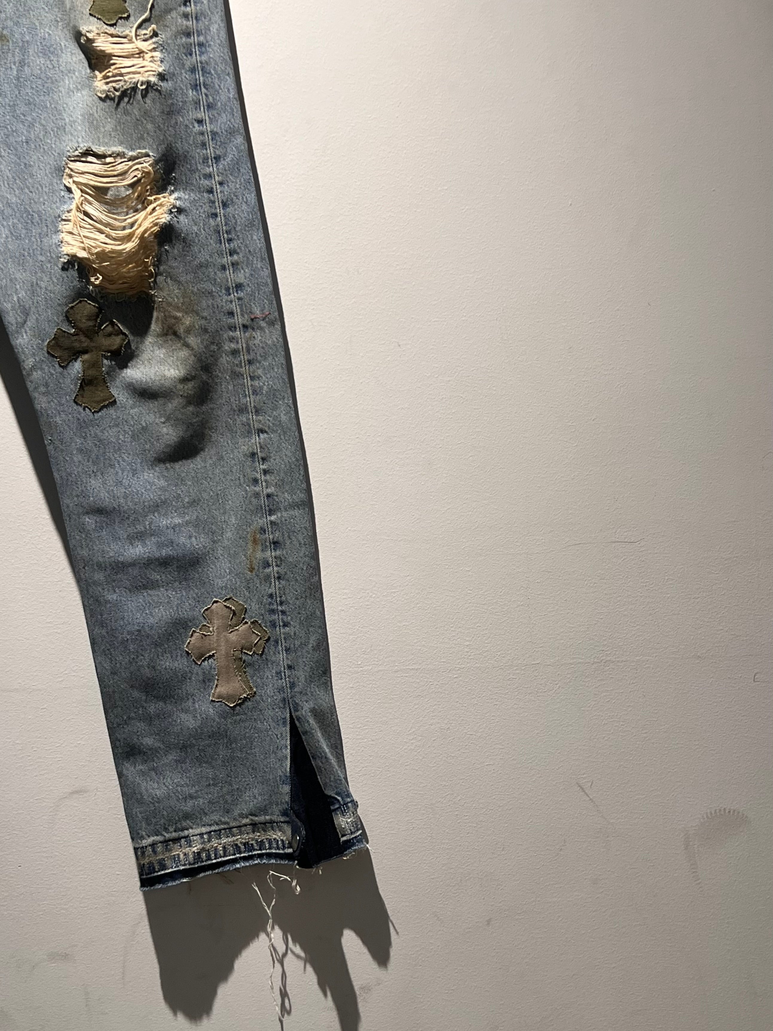 REMAKE CROS PATCH 2WAY DENIM