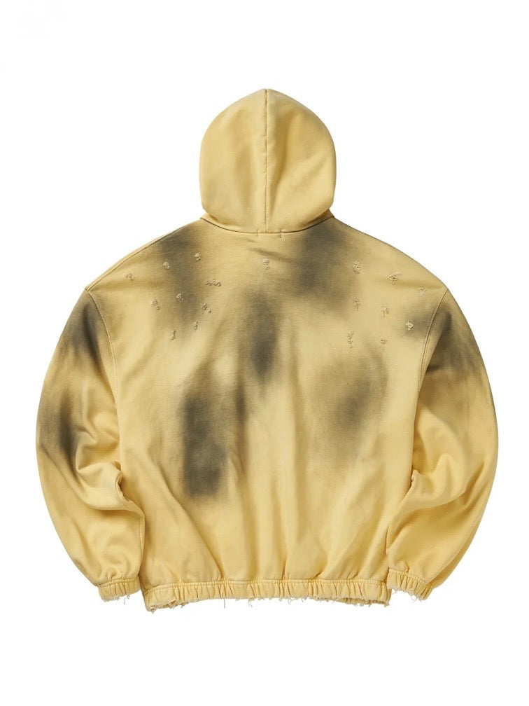 FULL SPEED ZIP HOODIE / YELLOW