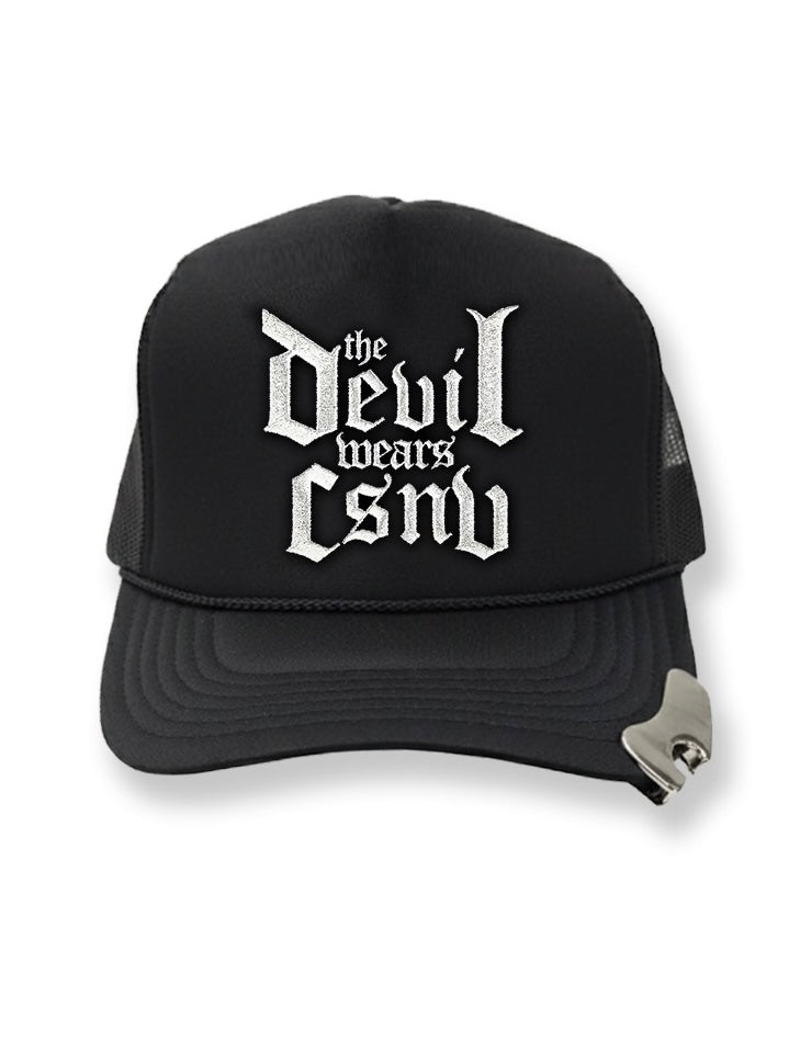 Bottle Opener Cap DEVIL WEARS CSNV(BLACK)