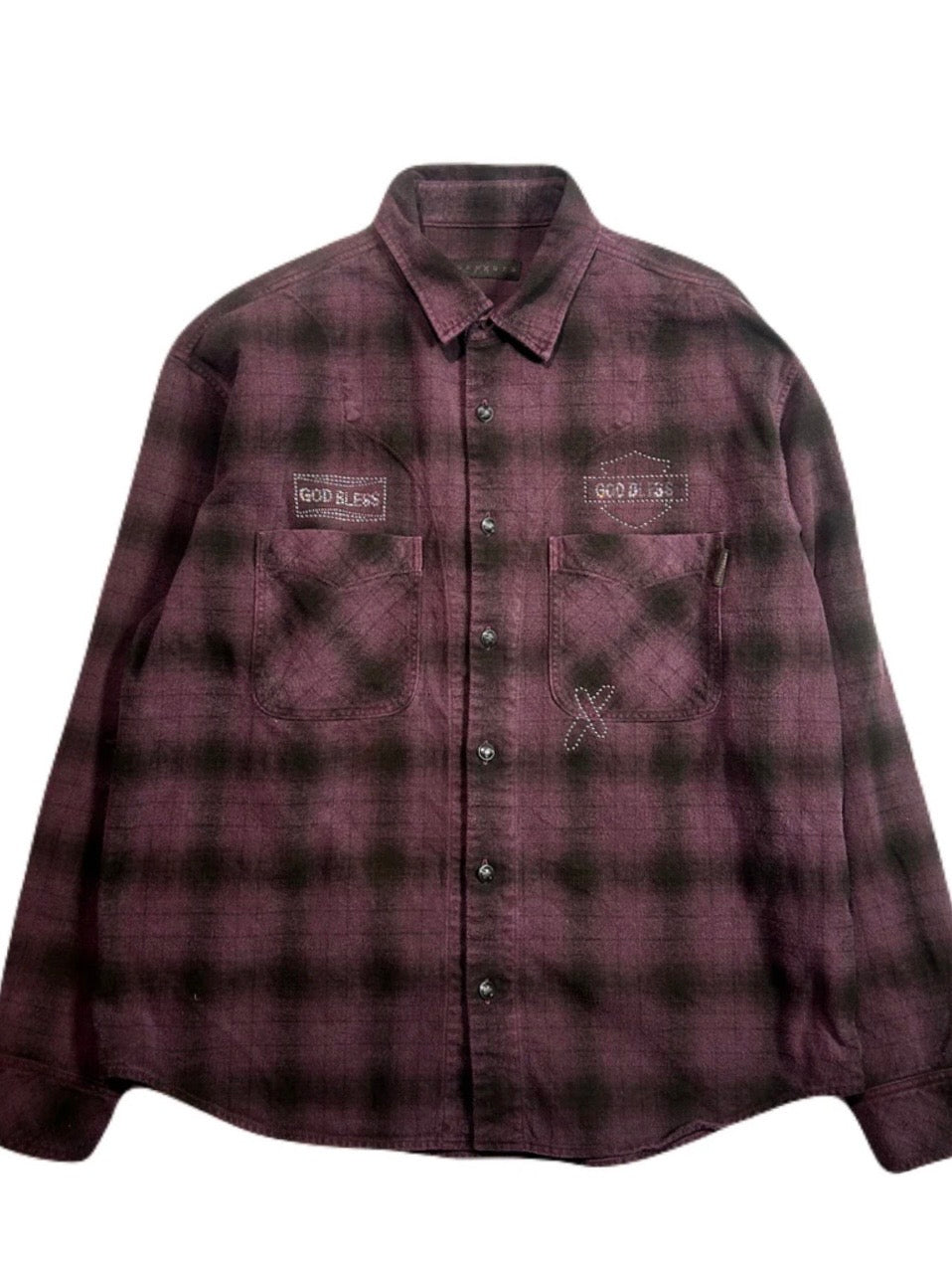 SHGGY CHECK SHIRT METAL