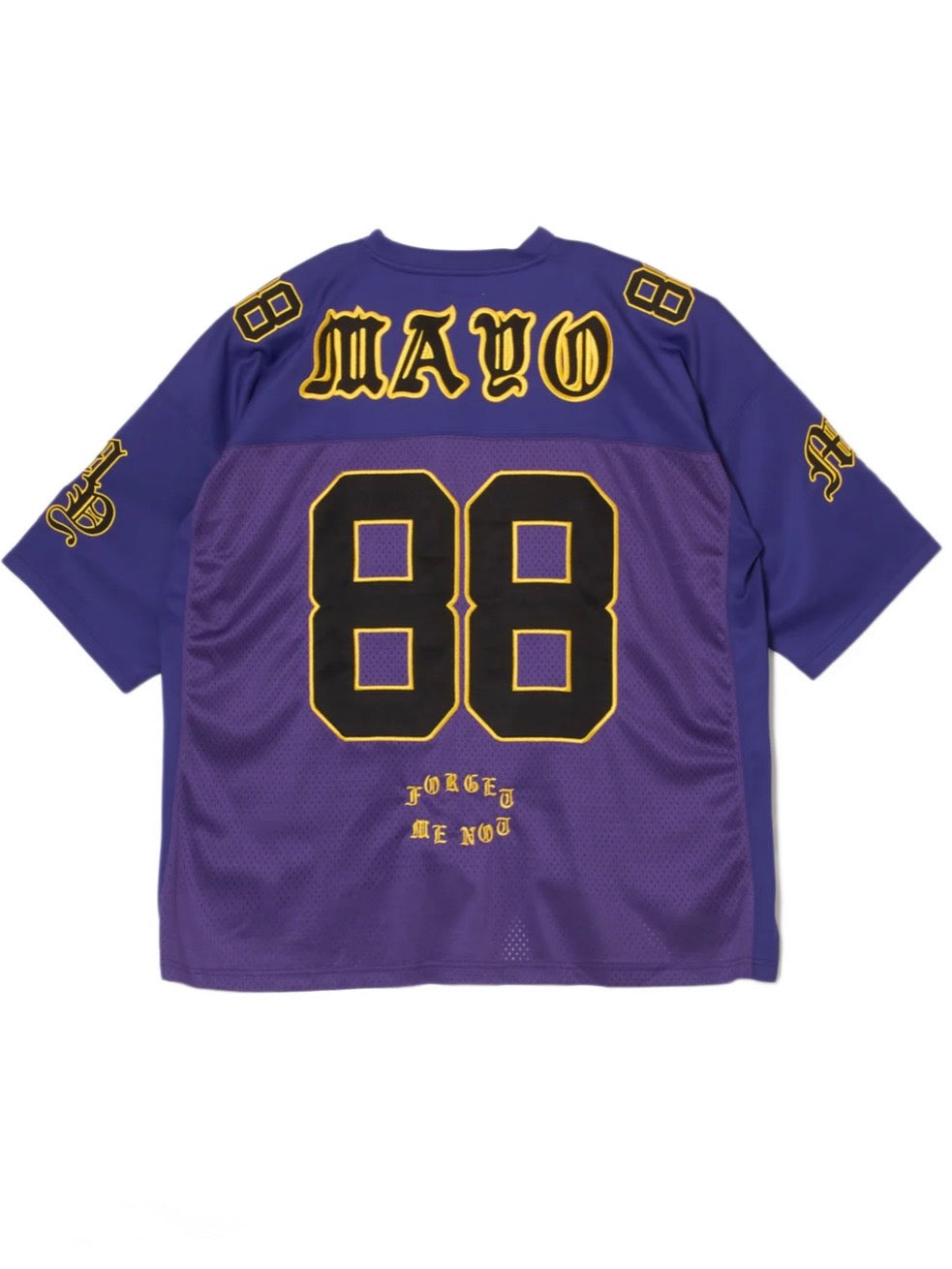 MAYO MESSAGE EMBROIDERY GAME SHORT SLEEVE SHIRT
