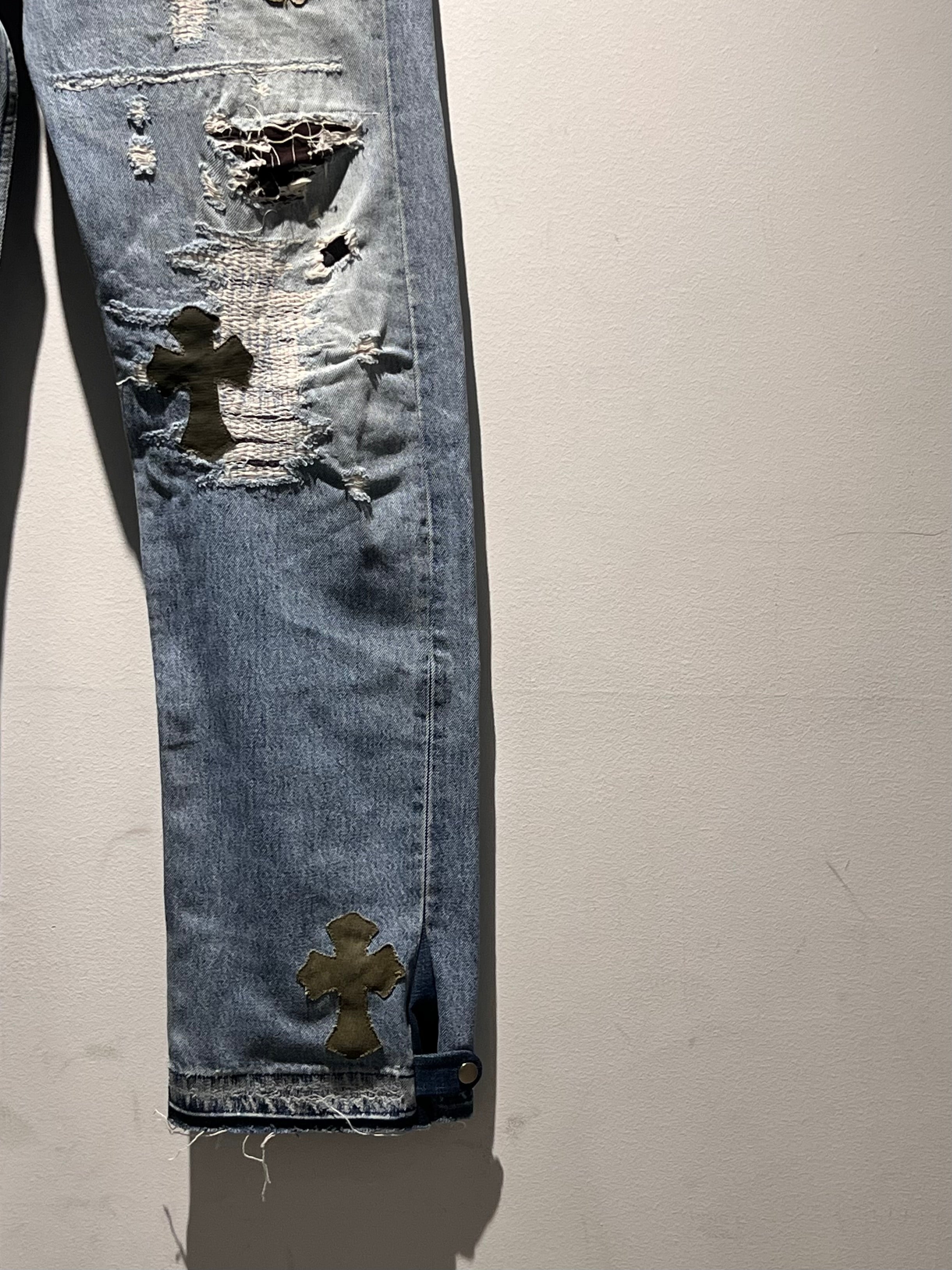 REMAKE CROS PATCH 2WAY DENIM