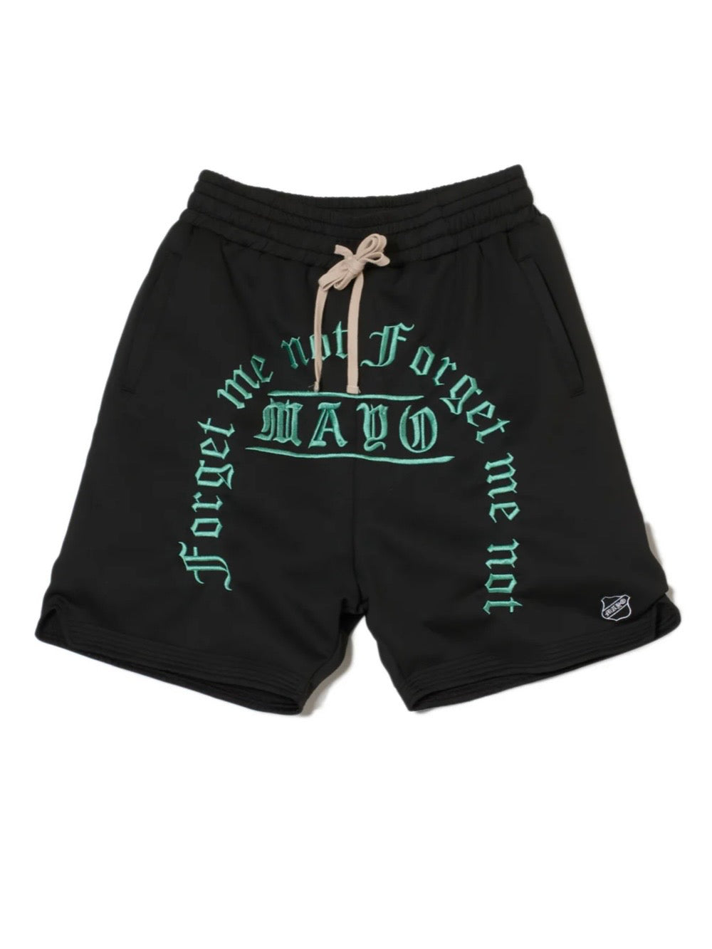 MAYO MESSAGE EMBROIDERY GAME SHORTS