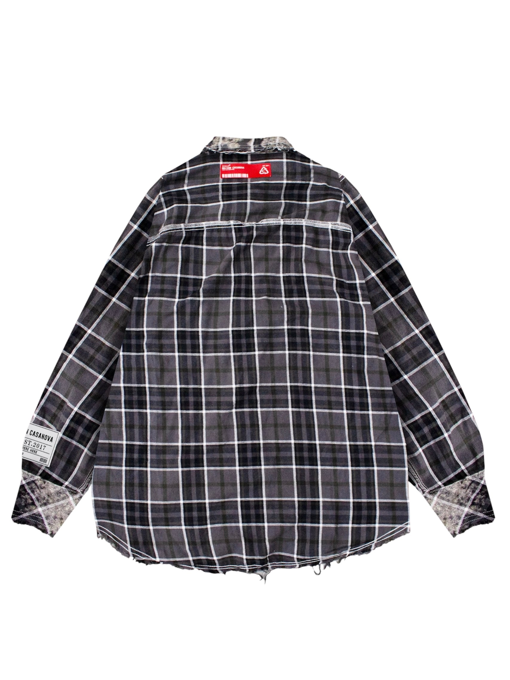 Bleached Reversible Check Shirts