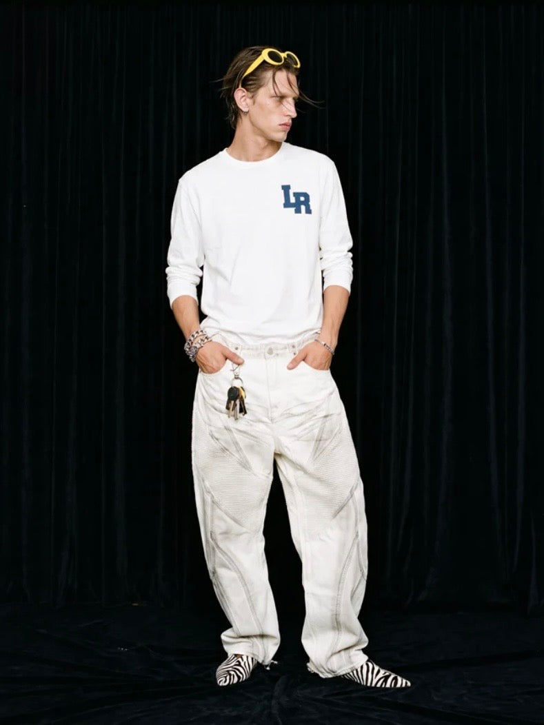 LR STANDARD LONG SLEEVE T-SHIRT / WHITE