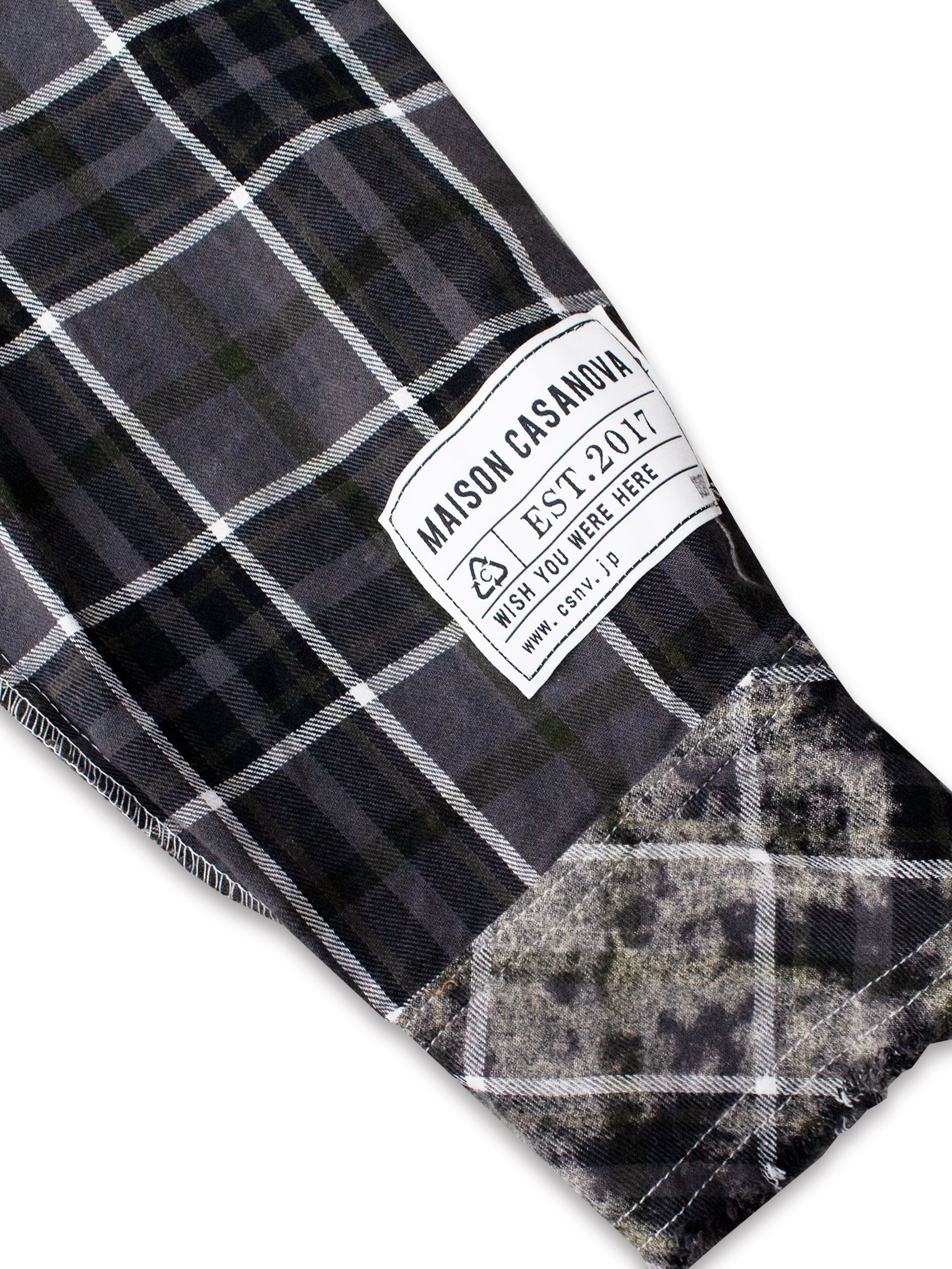 Bleached Reversible Check Shirts