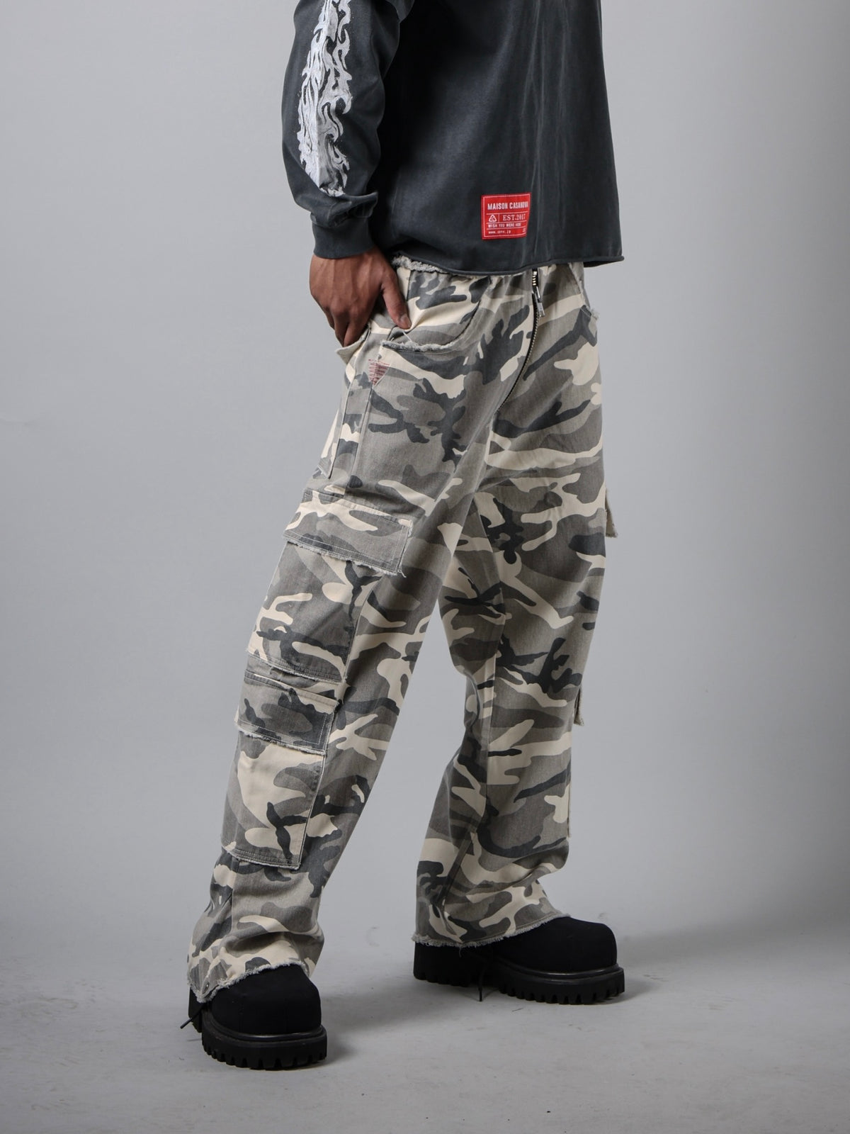 DIABLO CARGO PANTS(BEIGE)