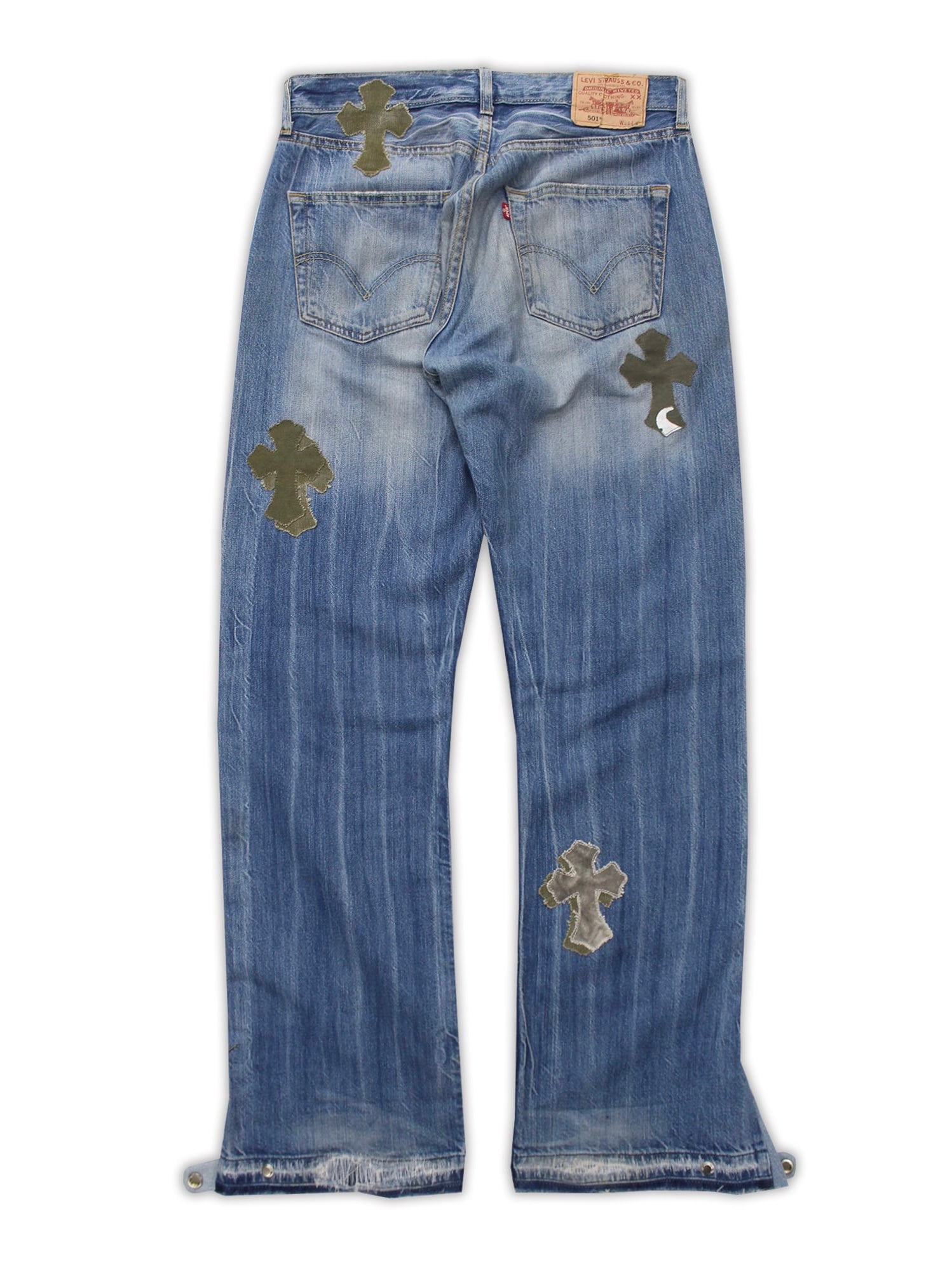 Re:501 Remake Cross Patch 2Way Denim