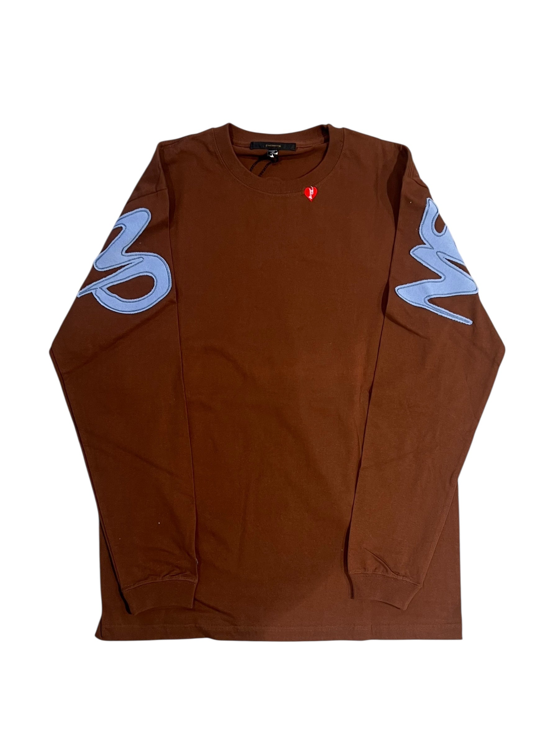 NEVERMINDパッチワークLS Tシャツ