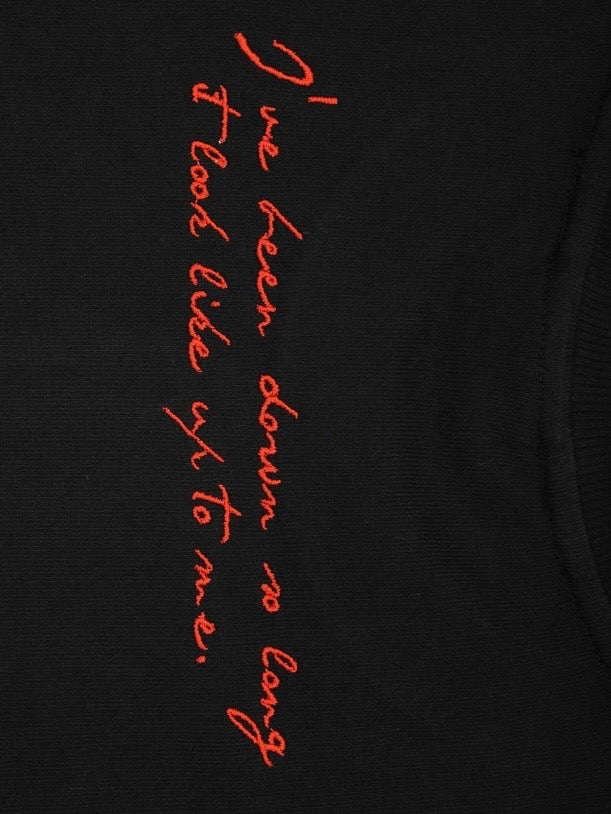 FRENEMY L/S TEE(BLACK×ORANGE)