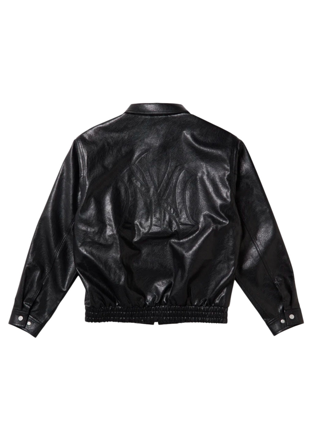 シンセティックレザー ジャケット ニューヨーク・ヤンキース ブラック