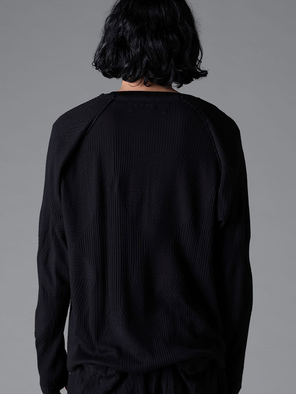 DEFORMED STRIPE PATTERN SHIVA LONG SLEEVE