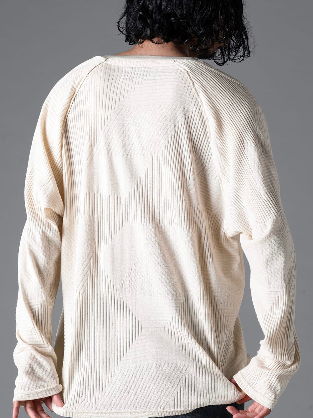 DEFORMED STRIPE PATTERN SHIVA LONG SLEEVE