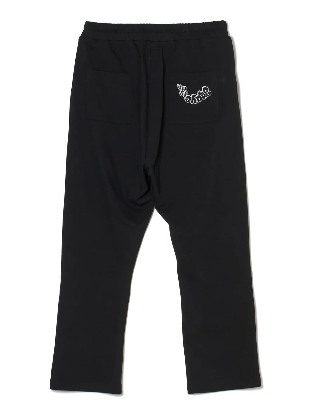 POWERPUFF MAYO EMBROIDERY SWEAT PANTS(BLACK MONO)