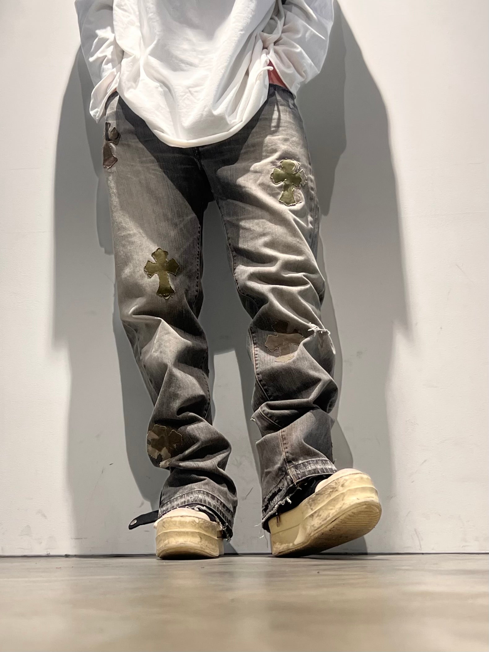 REMAKE CROS PATCH 2WAY DENIM