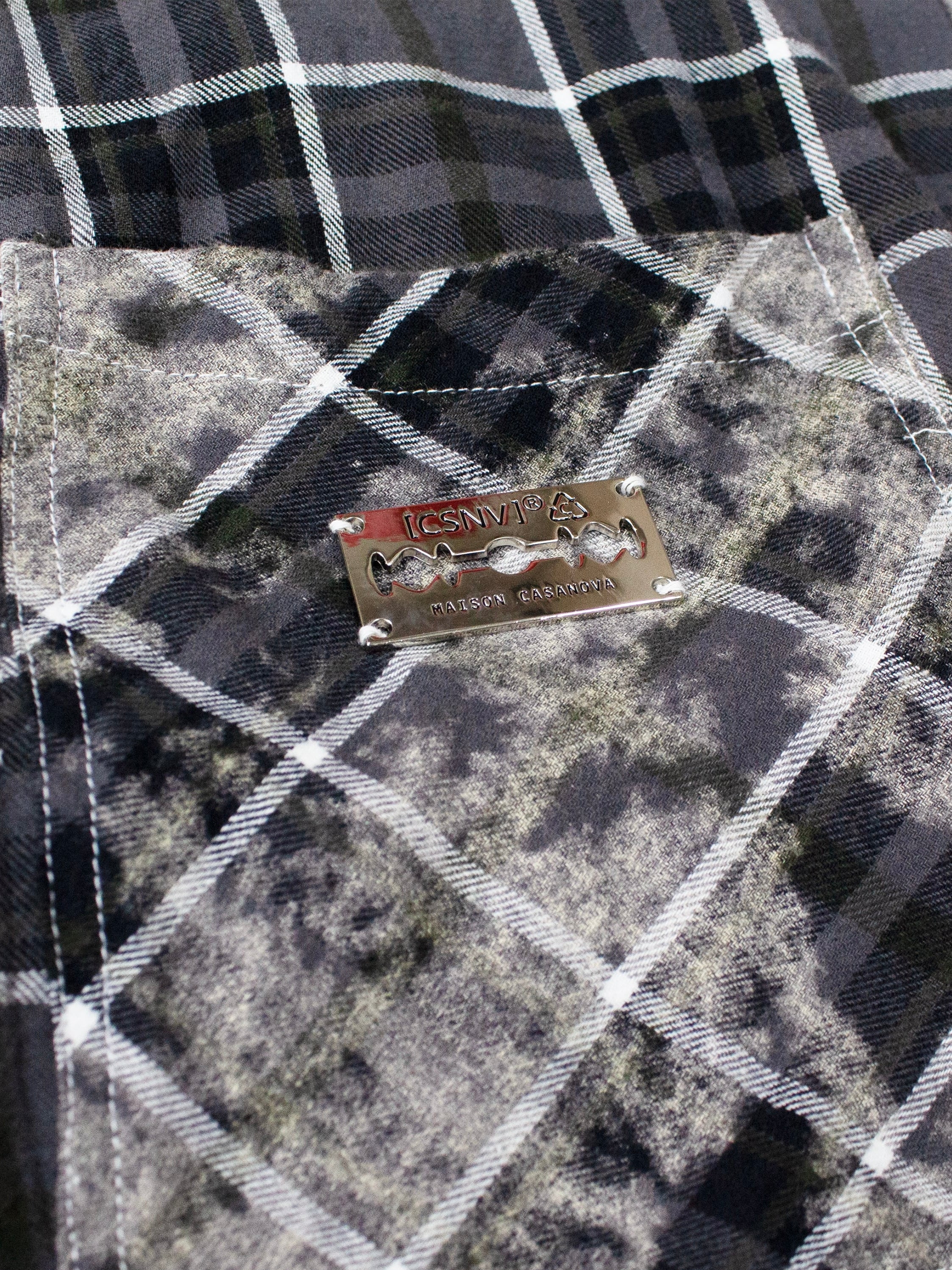 Bleached Reversible Check Shirts