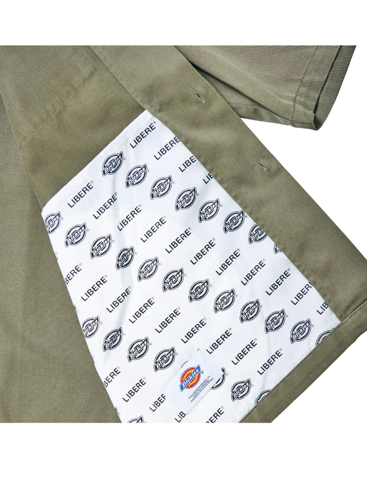 X DICKIES PLUS WORK SHIRTS/ディッキーズ コラボレーションセットアップビッグシルエットワークシャツ