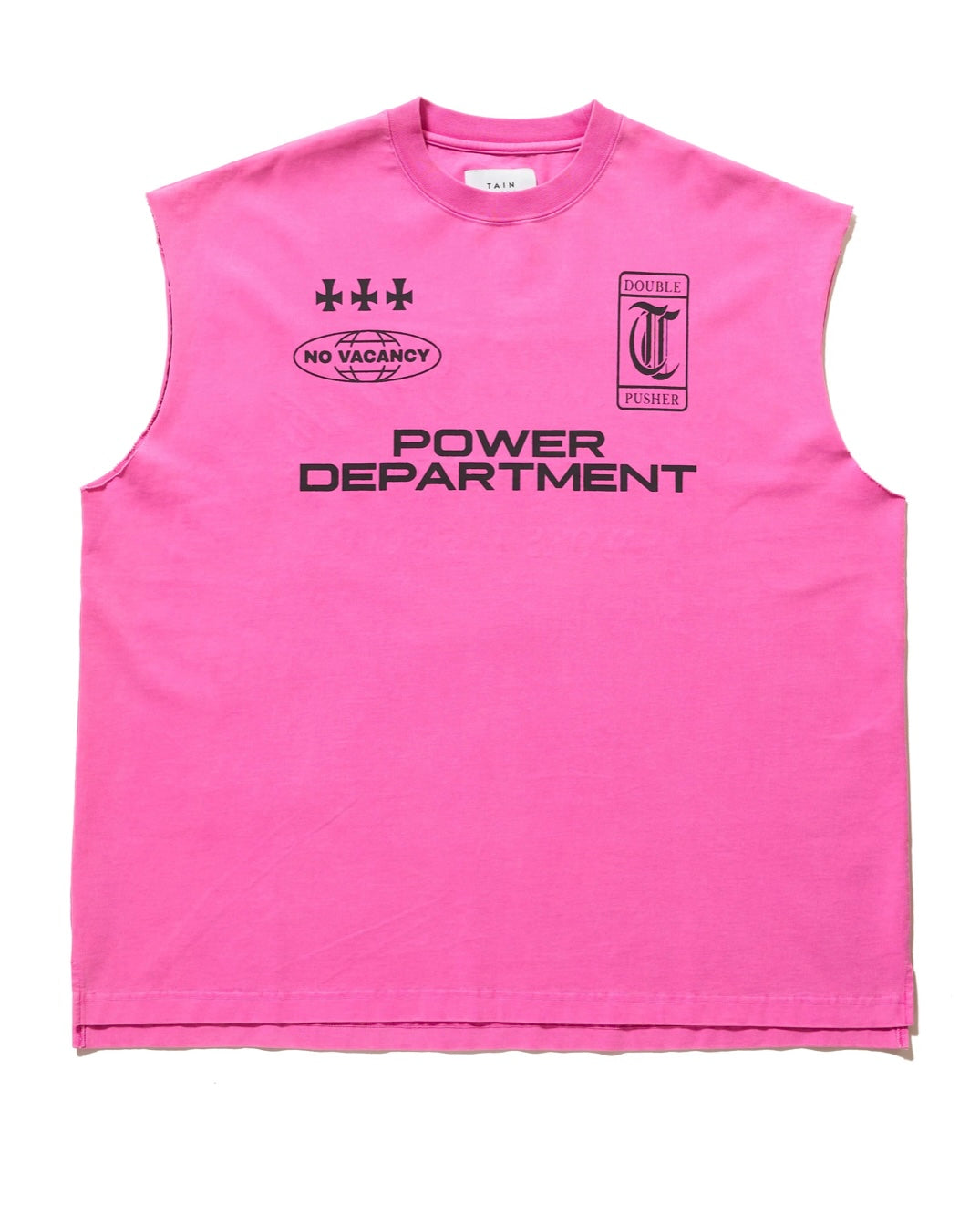 POWER DEPARTMENT NO SLEEVE T-SHIRTS