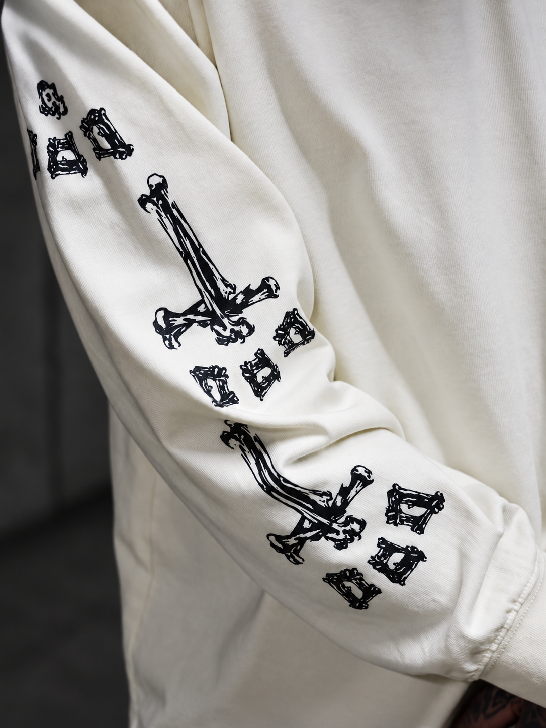 L/S TEE BONE CTLS(IVORY)