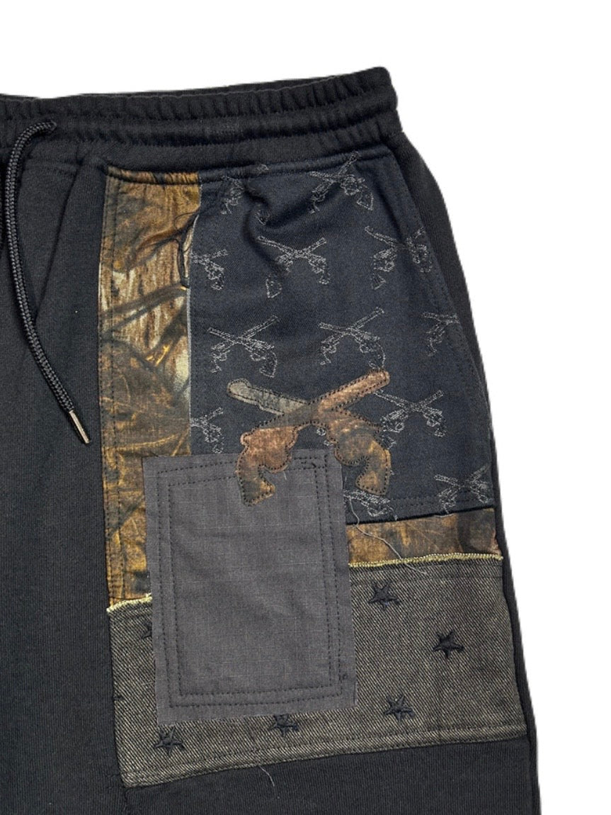 PATCH WORK REMAKE SHORTS