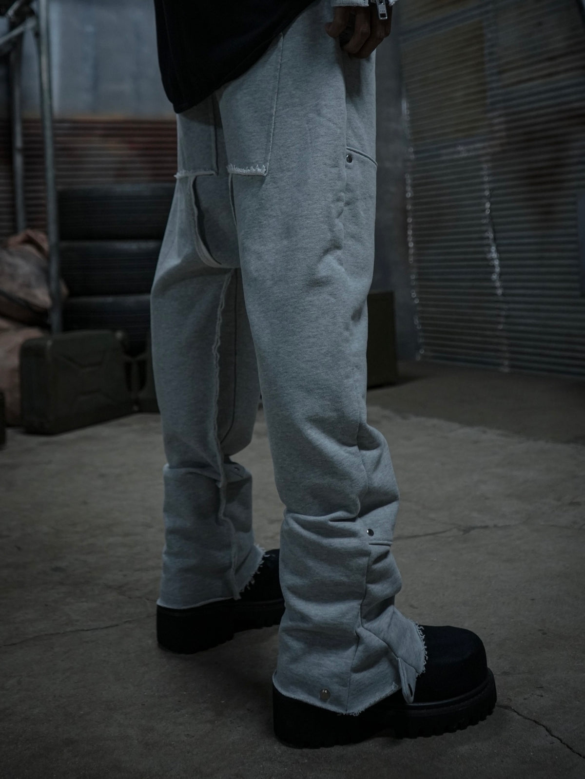 DOUBLE KNEE SAROUEL FROGMAN(GRAY)