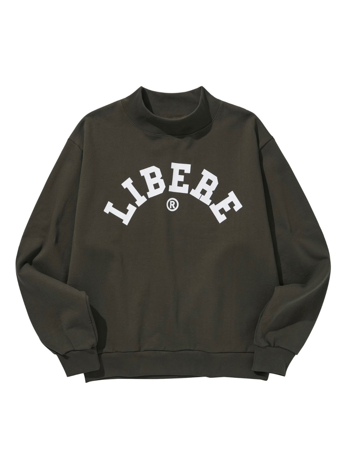 IVY MOCKNECK SWEAT/アイビーデザインモックネックスウェット ビッグシルエットトレーナー