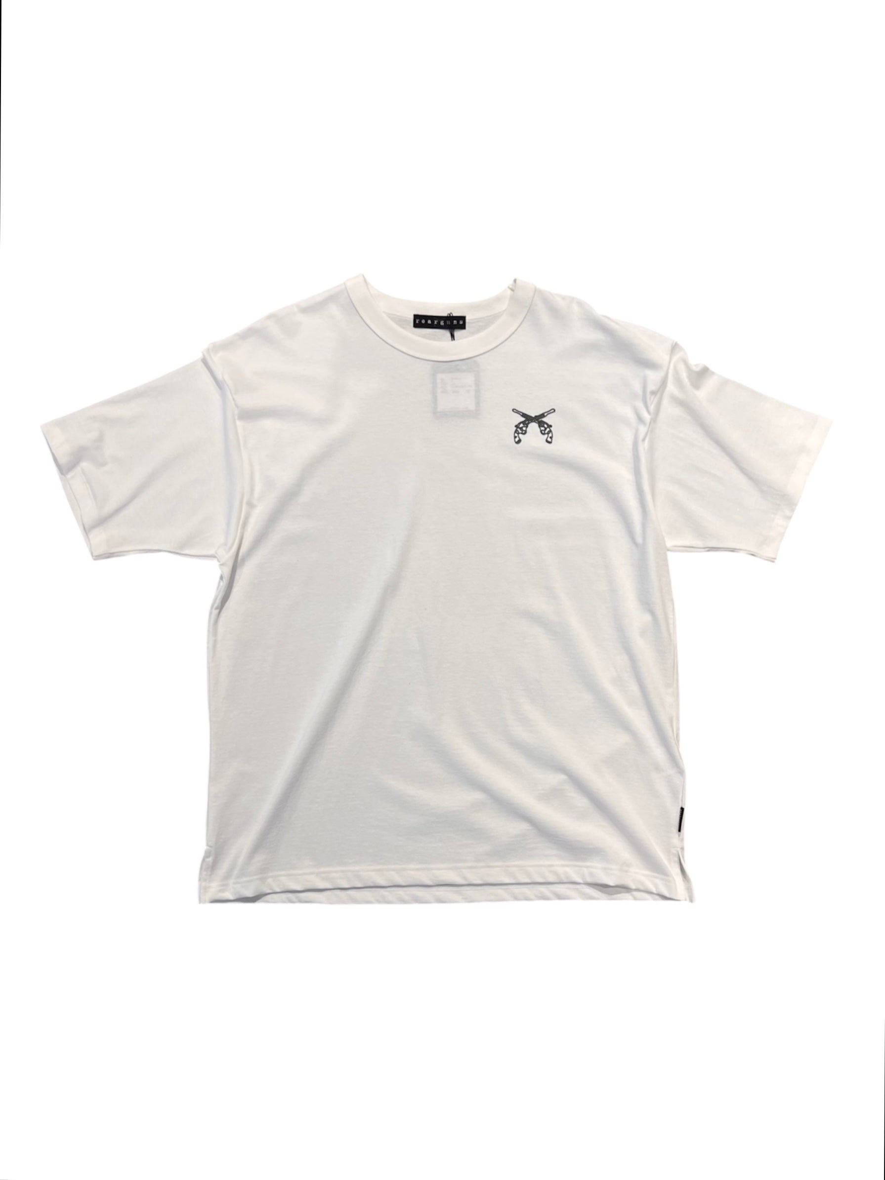 CORD EMBROIDERY CROSSGUN T-SHIRT