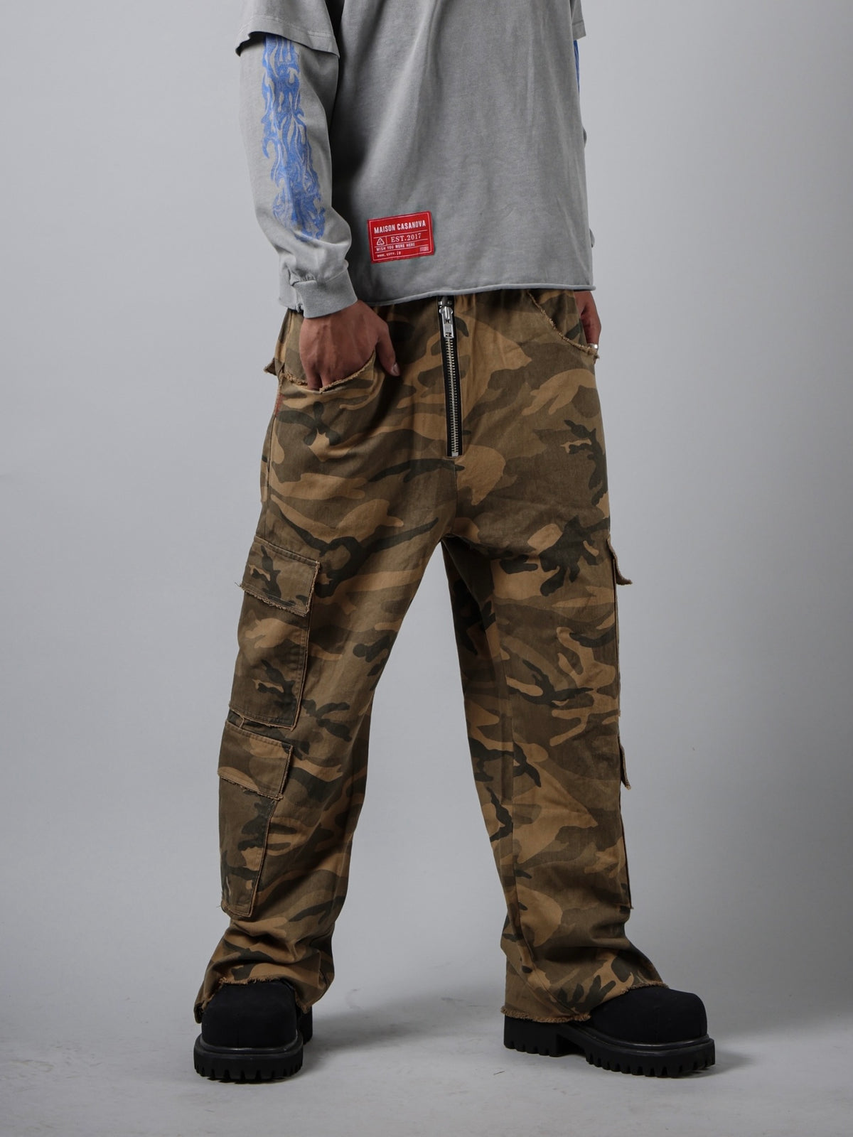 DIABLO Cargo Pants(Khaki)