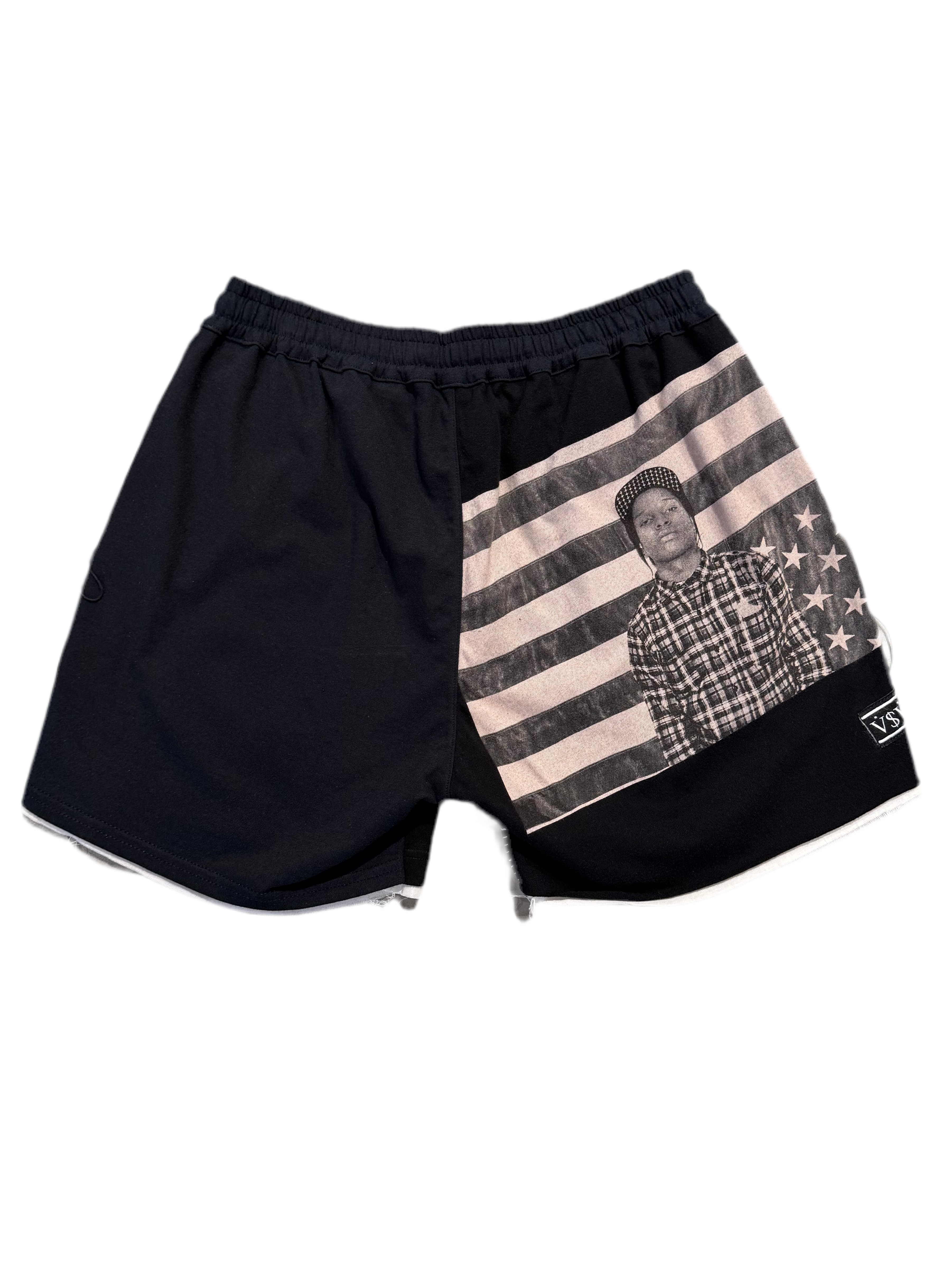 VINTAGE TEE PATCHWORK SHORT PANTS