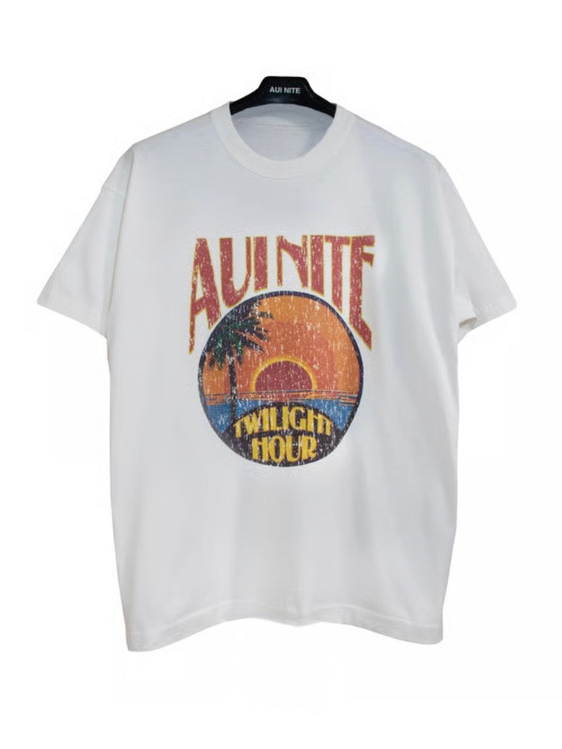 TWILIGHT HOUR tee white