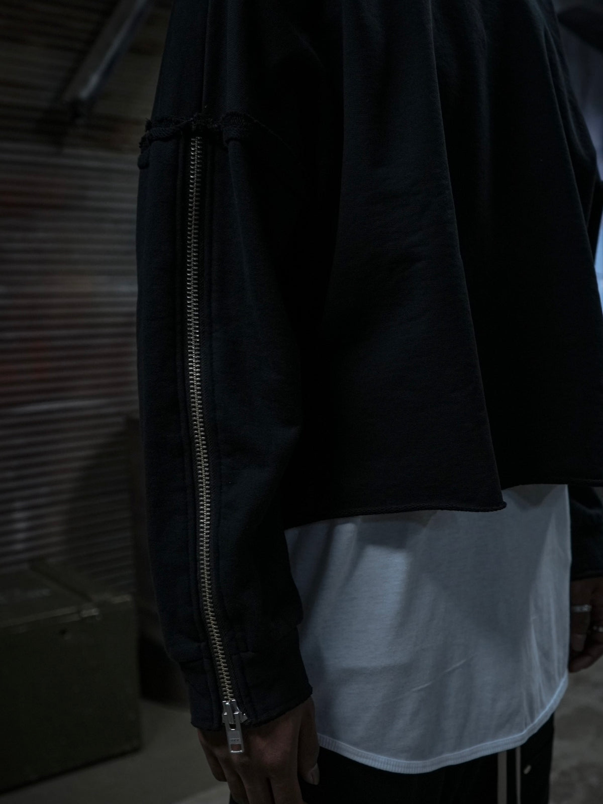 ZIPPER SWEAT(BLACK)
