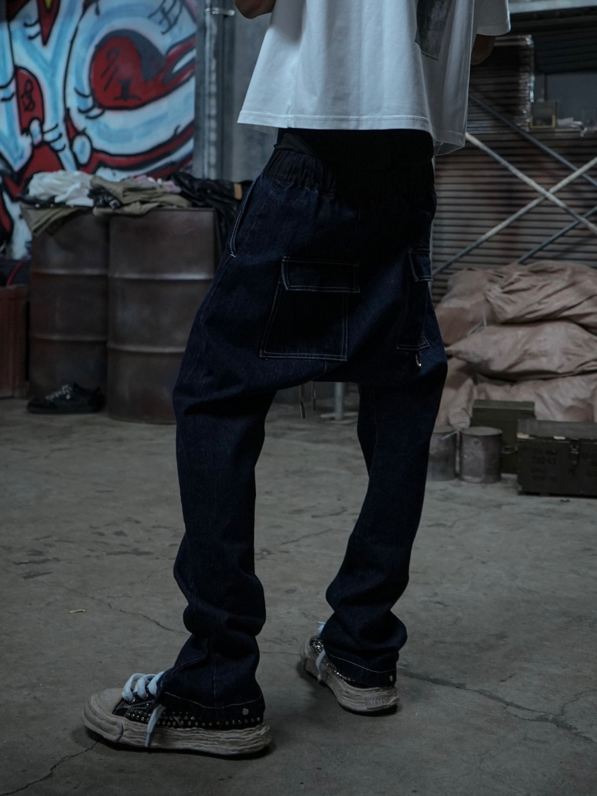 WASH DENIM PANTS FROGMAN 1YEAR