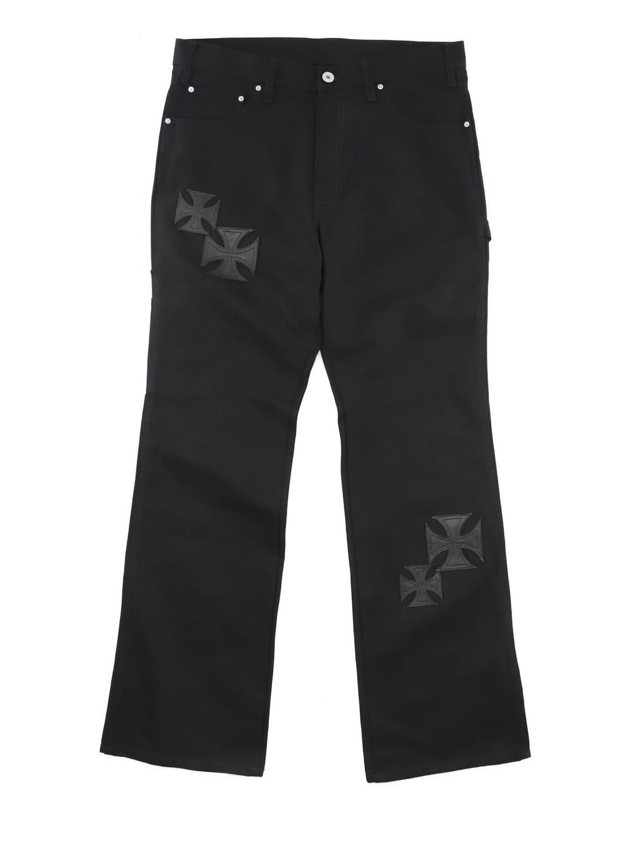 MINDSEEKER×Dickies Iron Cross Patch Flare Pants