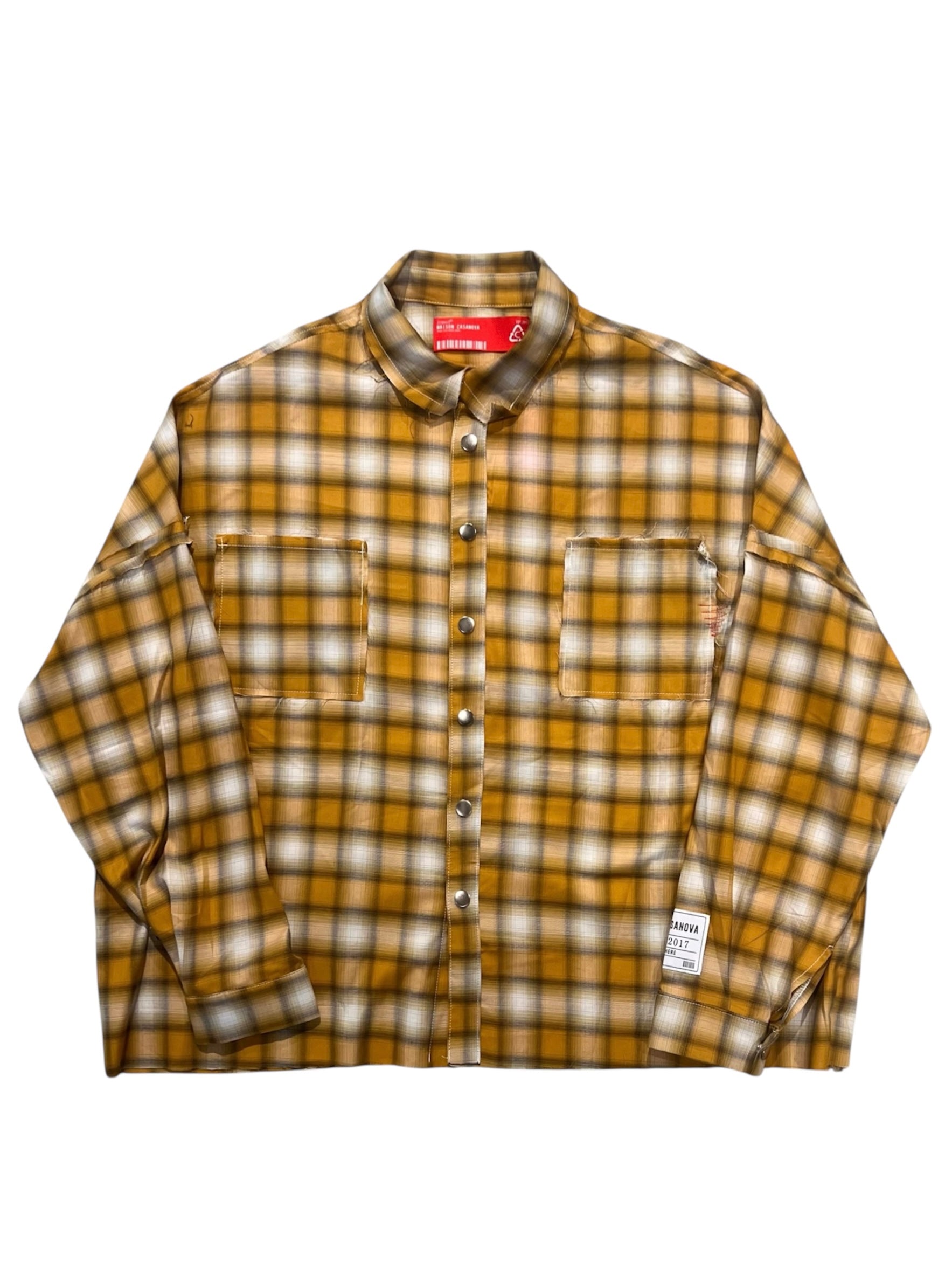 OMBRE CHECK SHIRTS JACKET FROGMAN