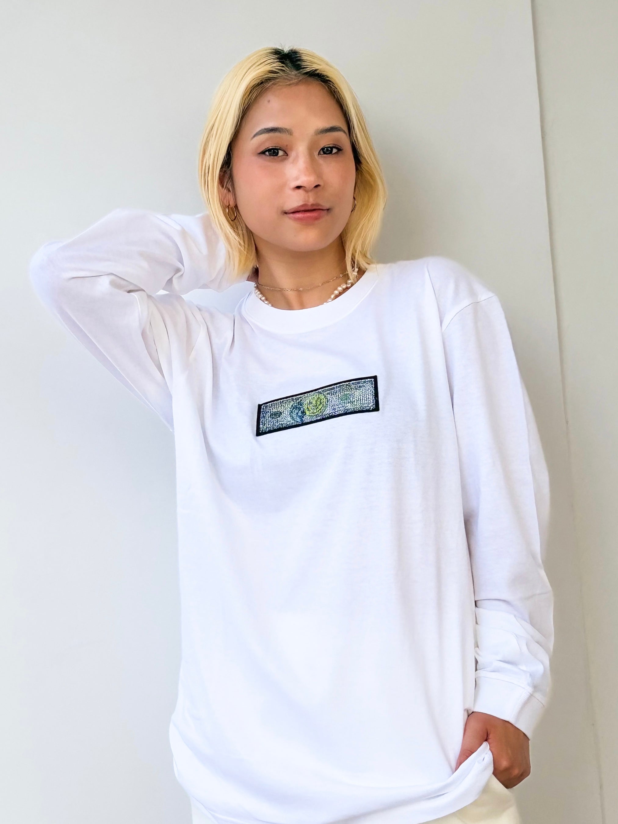 DO YOU WANT シークイン LS Tシャツ(BLACK)