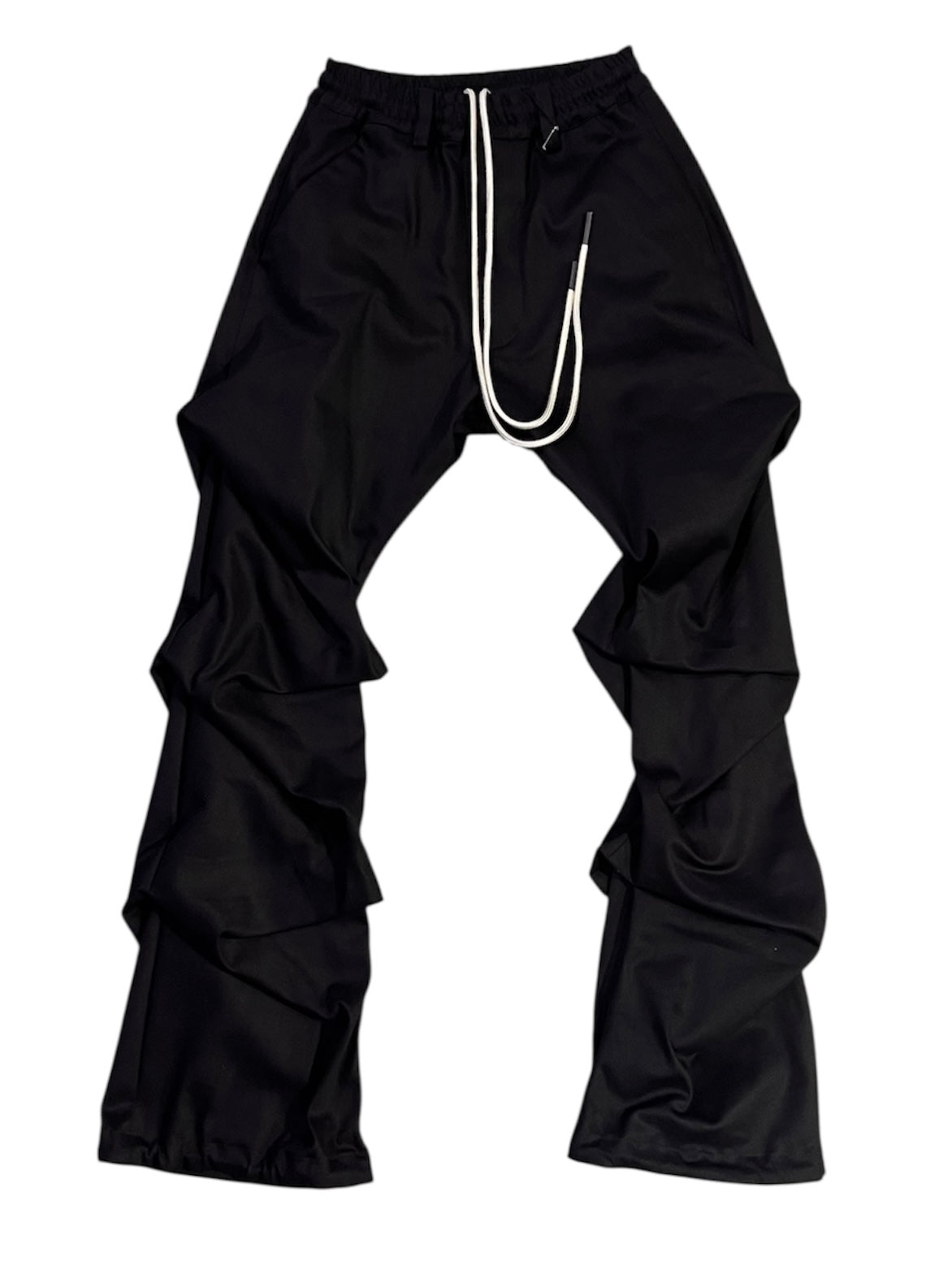 BOOTS CUT TUCK PANTS(BLACK)