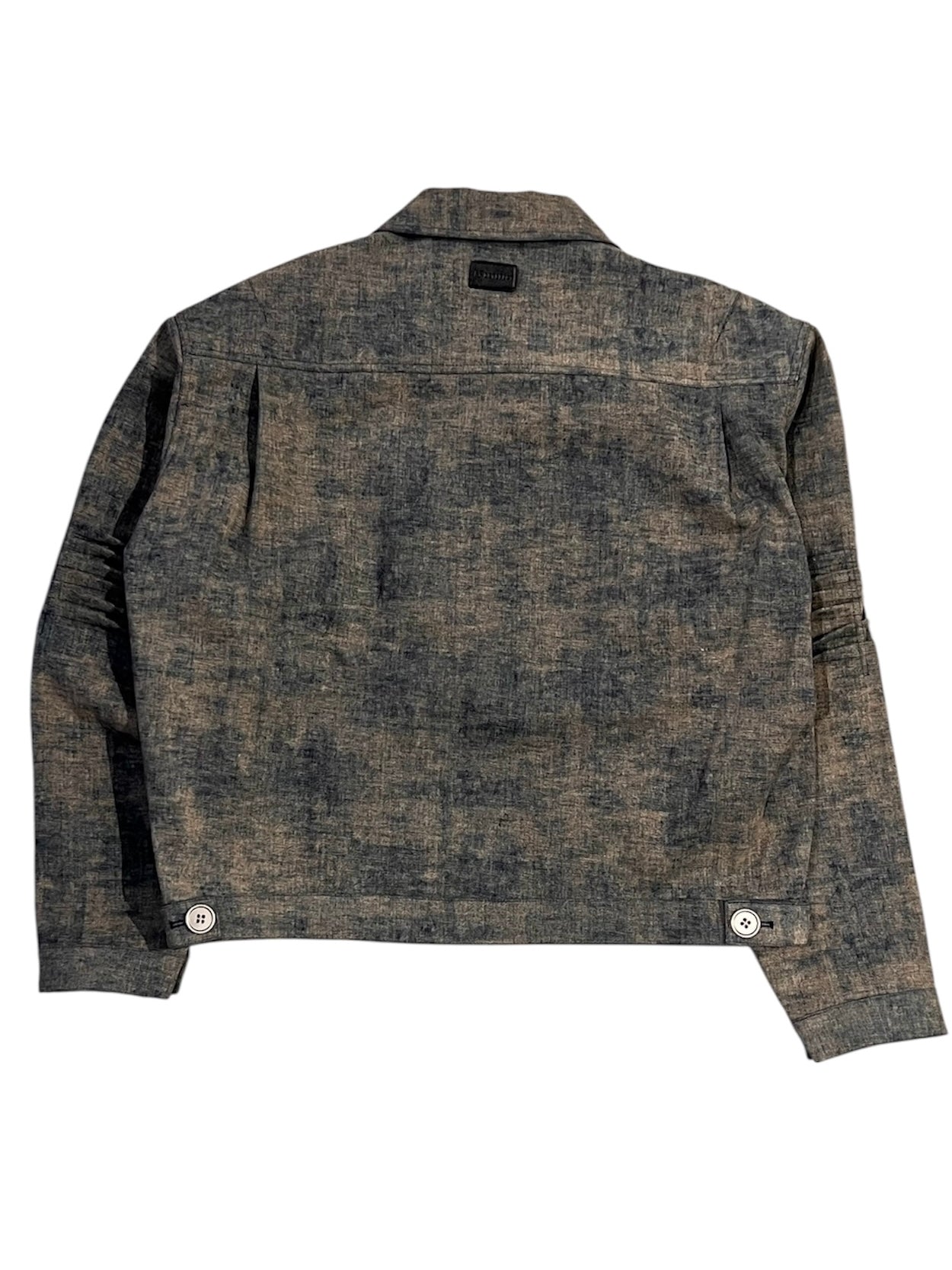 PIN TUCK BLOUSON(STEEL BLUE)