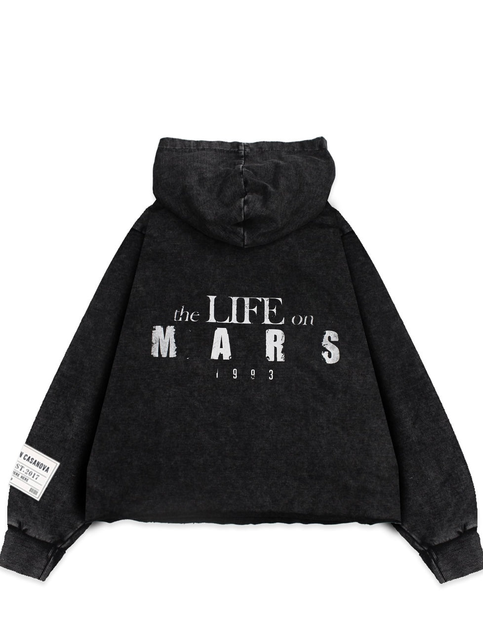 Cropped Hoodie "THE LIFE ON MARS"