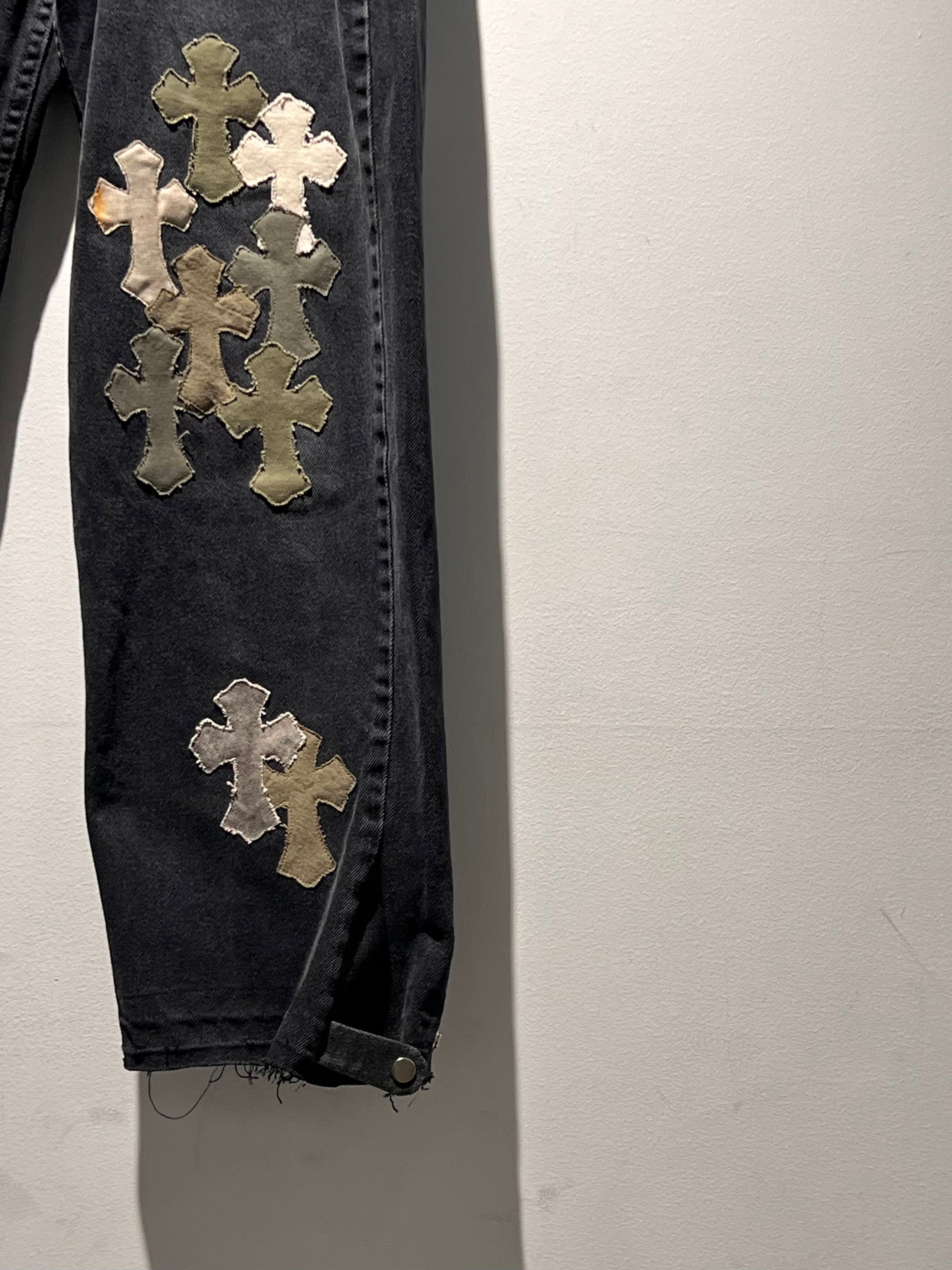 REMAKE SPECIAL CROSS PATCH 2WAY DENIM